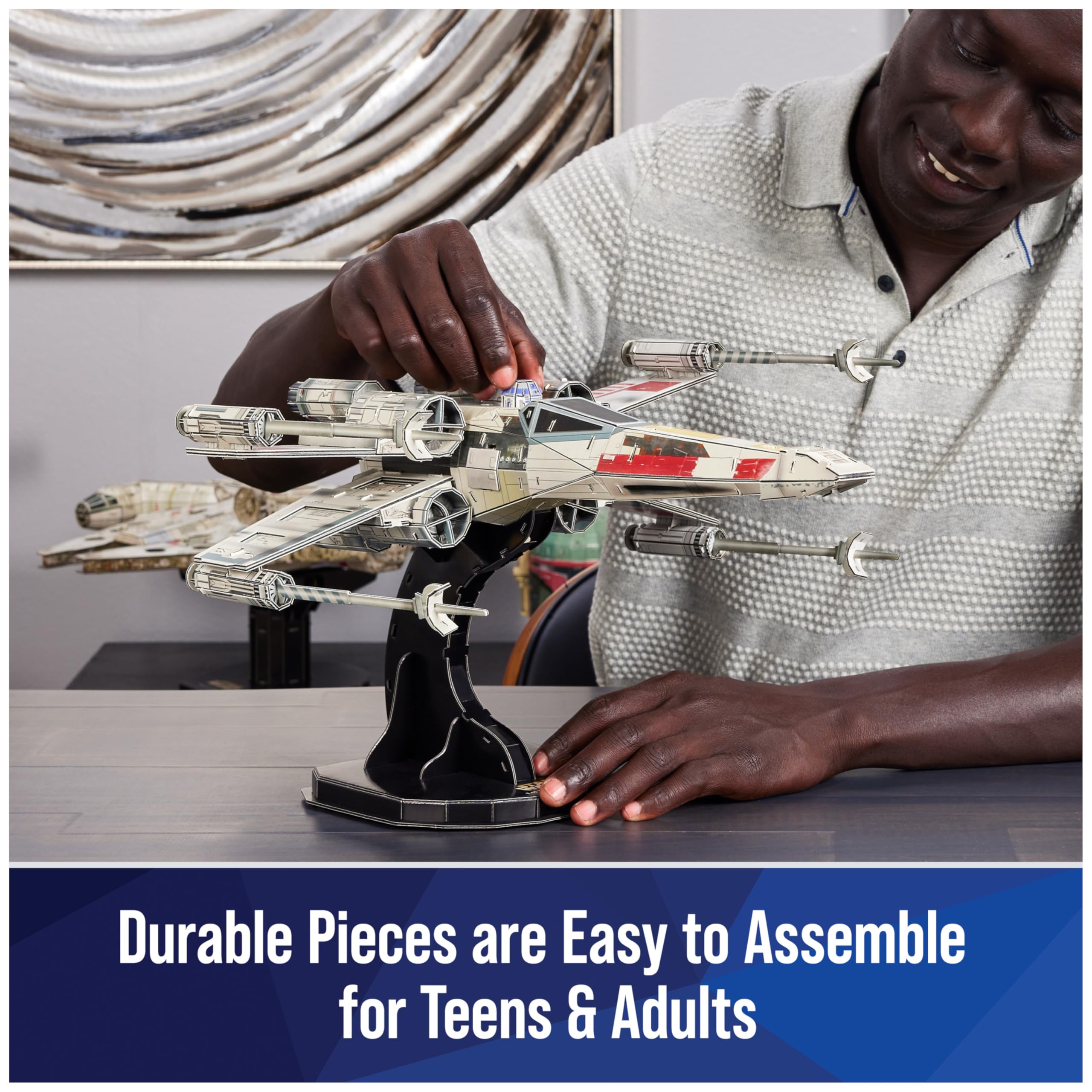 Amazon.com: 4D Build, Star Wars T-65 X-Wing Starfighter 3D Model